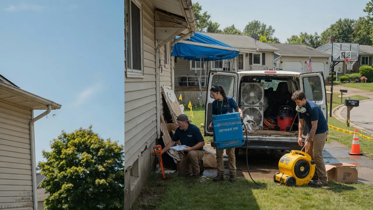 Ceiling Leak Cleanup in Frenchville, PA near me